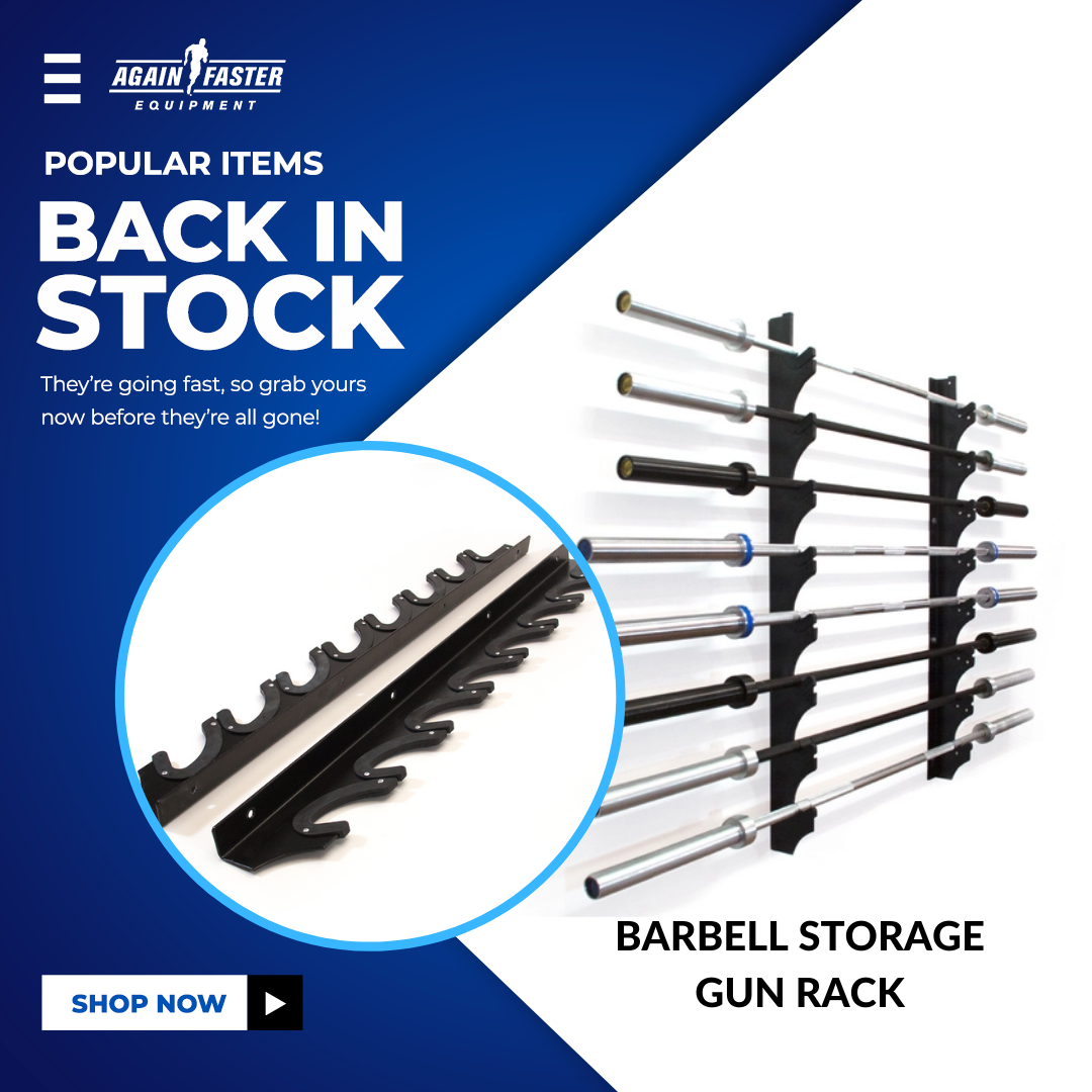 Barbell Storage Gun Rack - Back In Stock
